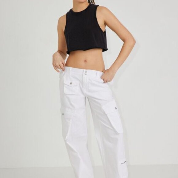 Garage Rowan Wide Leg Cargo Pant - Picture 1 of 7